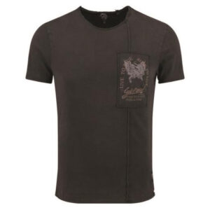 Short Sleeve Round Neck wash T-shirt