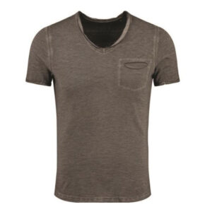 Short Sleeve Round Neck wash T-shirt