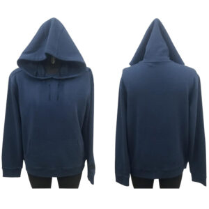 Full Sleeve White Hooded Hoodies with Drawstring